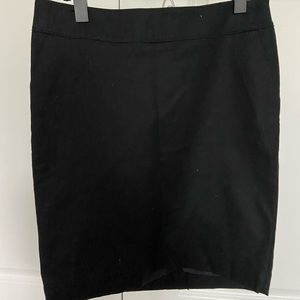 Black pencil skirt